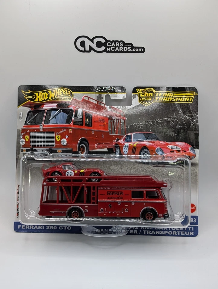 2025 Hot Wheels Premium Car Culture Team Transport #83 Ferrari 250 GTO (DAMAGED) Foto 1 de 2