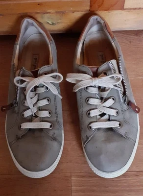 Zapatillas Paul Verde Cremallera Gamuza Color Caqui Foto 1 de 4