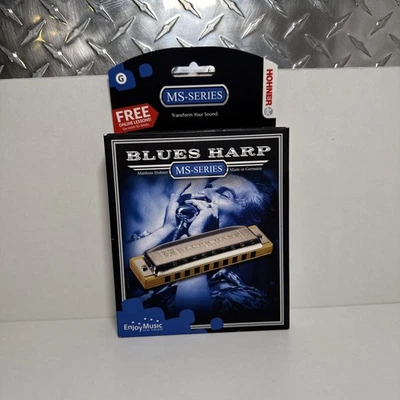 Hohner MS Series Blues Harp Harmonica - Key of G - Image 1 of 4