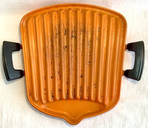 Vtg Tostador Grill Red Orange Ombré MCM France Andre Cousances, pre Le Creuset - Picture 1 of 24