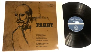 Sir Hubert Parry Overture To An Unwritten Tragedy, An English Suite Lp UK import - Picture 1 of 5