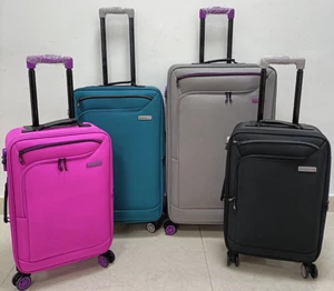 3 Piece Padded Soft Shell Luggage set, Cabin Case, Luggage, Suitcases - Picture 1 of 7
