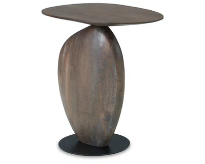 Mesa de acento Signature Design by Ashley Cormmet, marrón y negro Foto 1 de 4