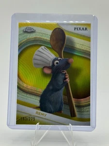 2025 Topps Chrome Disney Remy (#117) Ratatouille Yellow Refractor /275 - Picture 1 of 2