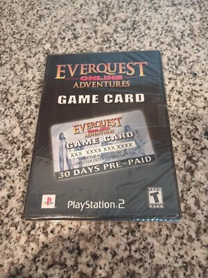 PlayStation2 EverQuest VARIANT Online GAME CARD SEALED EXTREMELY RARE NEW PS2 OG - Image 1 of 4