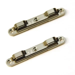 NEW STRC Alum Rear Toe-in Suspension Blocks (1 & 0 Deg.) G.Metal : DR10 - Picture 1 of 1
