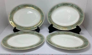 Wedgwood Columbia Sage Green Oval Platter 4 Set 35.7cm Plate - Picture 1 of 16