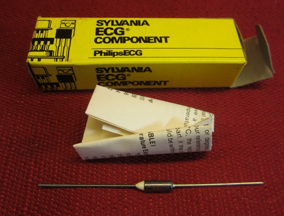 Sylvania Thermal Cutoff Fuse ECG 8242 240 °C, Axial Leaded, NEW! - Image 1 of 3