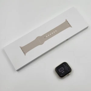 Apple Watch Series 9 MR8T3CL/A 41mm Starlight S/M - Photo 1 sur 11