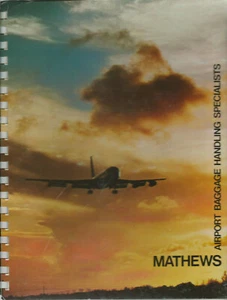 TRAVEL PHOTOS/ LETTER (1983) MATHEWS Airport Baggage Handling(Australia/ MG - Picture 1 of 5