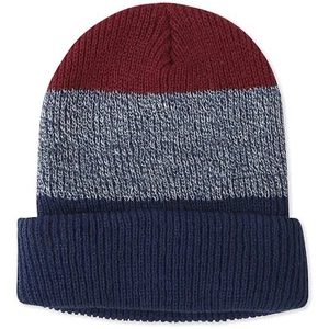 Nuevo con etiquetas Gorro Life is Good No Pom Stripes Rojo Arándano y Azul para Mujer - Imagen 1 de 1