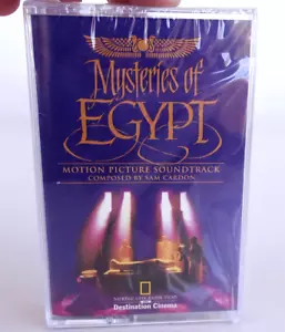 *NEU* MYSTERIES OF EGYPT 1998 KASSETTE SAM CARDON FILM SOUNDTRACK VTG - Bild 1 von 4