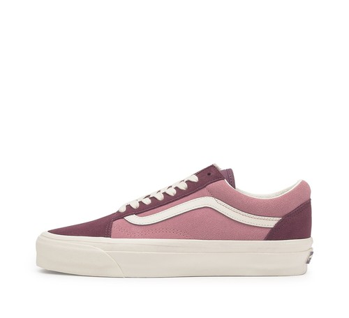 Vans Leather Oldol Sk 36ate Skateers Sneak Shoe Plum0ct9plu VN US13