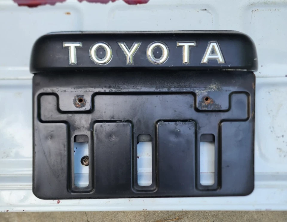 1989-91 Toyota 4Runner SR5 Swing Spare Tire Carrier License Plate Holder OEM - Image 1 of 4