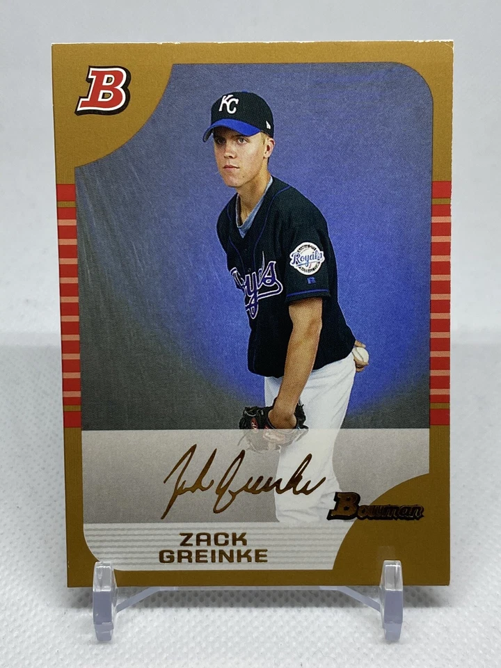 Zack Greinke 2005 Bowman Gold Parallel SP #97 Royals  - Image 1 of 1