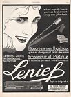 Publicité La Brosse à dents LENIEF  vintage  ad 1927 -1J