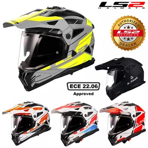 LS2 MX702 Pioneer EVO Motorcycle Adventure Helmet Enduro Off Road Supermoto Dual - Picture 1 of 24
