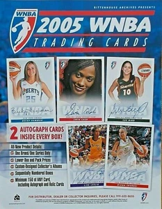 2005 WNBA DEALER SELL SHEET BY RITTENHOUSE NEW - Picture 1 of 2