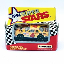 Matchbox Super Stars 1994 Kodak Fun Saver Racing #4 Sterling Marlin Goodyears