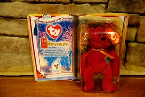 Ronald McDonald House Charities Millennium The Bear Rare NIB Ty Beanie Baby - Picture 1 of 6