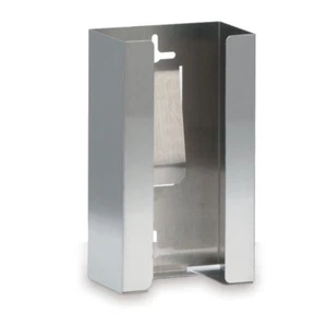 Stainless Steel Glove Dispenser Single • 5.5"W x 3.81"D x 10"H 1 ea - Picture 1 of 1