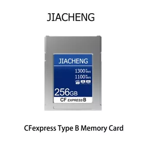 Scheda di memoria JIACHENG CFexpress tipo B 256 GB per fotocamera 4K 8K Nikon Z8 Z9 Canon - Foto 1 di 7