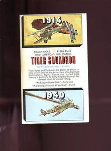 TIGER SQUADRON ( #74 RAF Fighter Sq, 1914-40) Taffy Jones  1st  US  SB VG - Bild 1 von 2