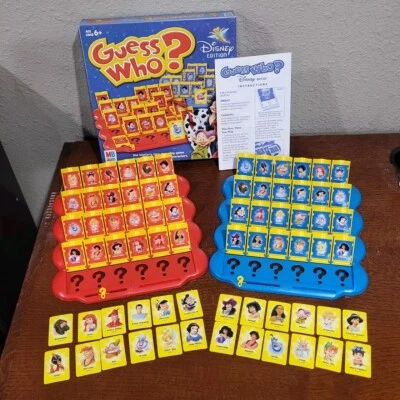 Guess Who? Disney Edition Hasbro 2005 Original Guessing Game COMPLETE! - Image 1 of 4