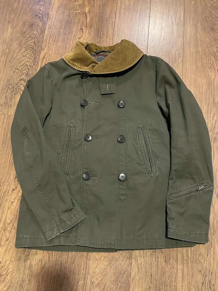 Engineered Garments Pana Chal Cuello Manta Forrada Chaqueta de Equitación Talla Pequeña Foto 1 de 4