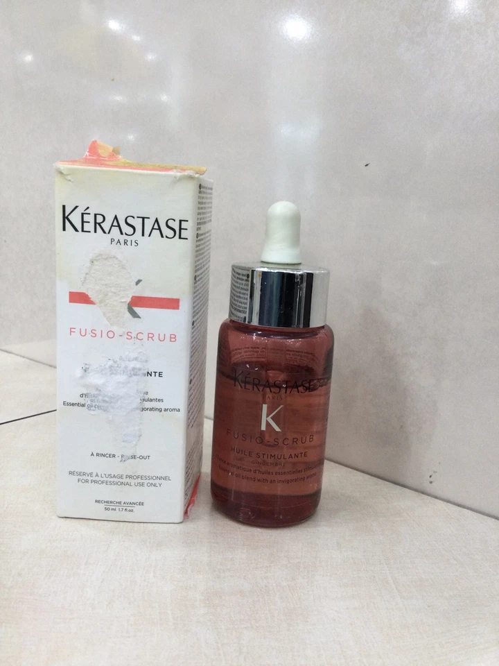 USADO Kerastase Fusio Exfoliante Huile Estimulante Aroma Vigorizante 50 ml Caja Dañada Foto 1 de 1