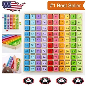 Enchanting Wooden Board Game for Counting 1-100 - Perfect for Young Learners - Picture 1 of 11