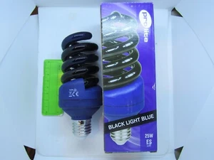 Bombilla CFL ultravioleta ultravioleta de 25 W de baja energía, ES, lámpara de club nocturno - Imagen 1 de 1