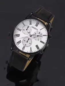 Geneva Mens Quartz Dress Watch Free Postage - Picture 1 of 4