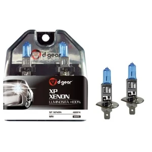 D-GEAR Bulbs - XP XENON H1 55W +100% White 2pcs 4800 KELVIN - Picture 1 of 4