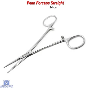 Hemostat Surgical Pean Forceps Hemostatic Artery Clamp Hemostat Pliers Straight - Picture 1 of 5