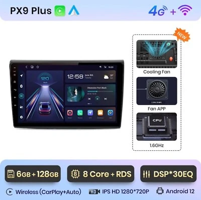 Autoradio Per Fiat Bravo 2007-2012 6G+128GB 8Core 4G+WIFI CarPlay Wireless GPS. - Immagine 1 di 4