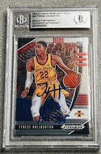 Tyrese Haliburton 2020-21 Panini Prizm Draft Picks RC NBA All-Star BGS AUTO BAS