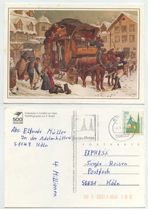 45304 - E. Hull: Stagecoach in Frankfurt am Main - Postcard, expired 4.5.1994 - Picture 1 of 1