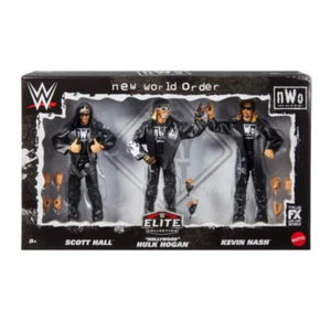 Nwo 3-Pack Scott Hall Hollywood Hulk Hogan & Kevin Nash Wwe Elite Figure - Picture 1 of 3