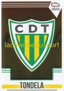 016 ESCUDO BADGE FOIL # CD TONDELA STICKER PANINI FUTEBOL 2019 2020 - Picture 1 of 1