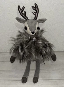 Jellycat London Liza The Reindeer Fluffy Sparkly Plush Stuffed Animal Toy 18” - Picture 1 of 6