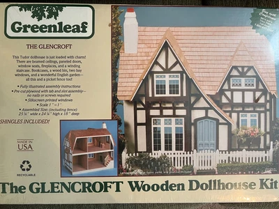 New: Greenleaf “The Glencroft” Tudor Dollhouse Kit - Image 1 of 4