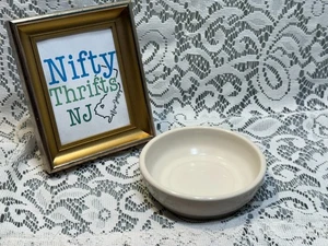Longaberger Pottery Woven Traditions Small Saucer white replacement piece - Picture 1 of 4