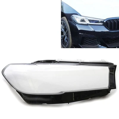 Car Headlight Lens Cover Fit BMW 5 Series G30 520i 530i 540i 550i 2020-24 Right - Image 1 of 4