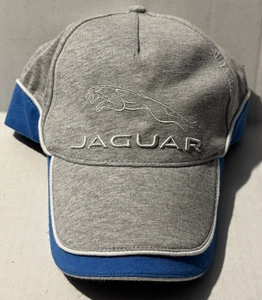 Gorra Jaguar con correa trasera talla única para hombre gris y azul logotipo bordado - Imagen 1 de 12