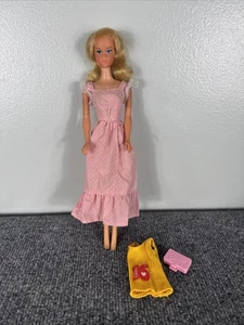 Barbie Sweet 16 1974 Mattel vintage conjunto promocional #7796 vestido superior y accesorios - Imagen 1 de 19