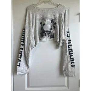 Wild Fable Women's Light Gray XL Crop Top - Picture 1 of 11