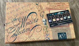 Calilgraphy Set Palette For Pens W/ Ink Writing Collection Authentic Models Gift - Picture 1 of 3