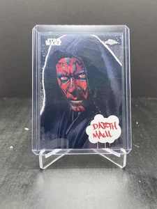 2025 Topps Chrome Star Wars Darth Maul Galactic Grafitti #GG-9 - Picture 1 of 2