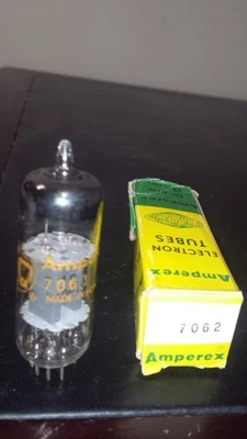 1969 - Nuevo en caja Amperex 7062 PQ tubo de válvula calidad premium TV-7 Holanda ⊿9F3 Foto 1 de 4